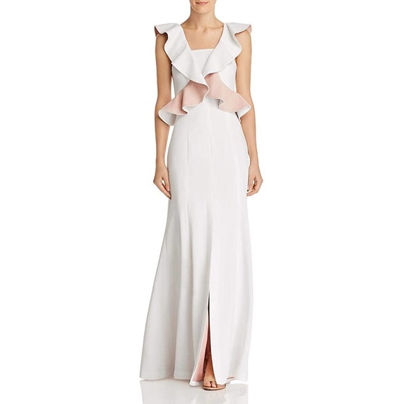 C/Meo Collective Elation Gown in White Size Medium - Picture 8 of 8